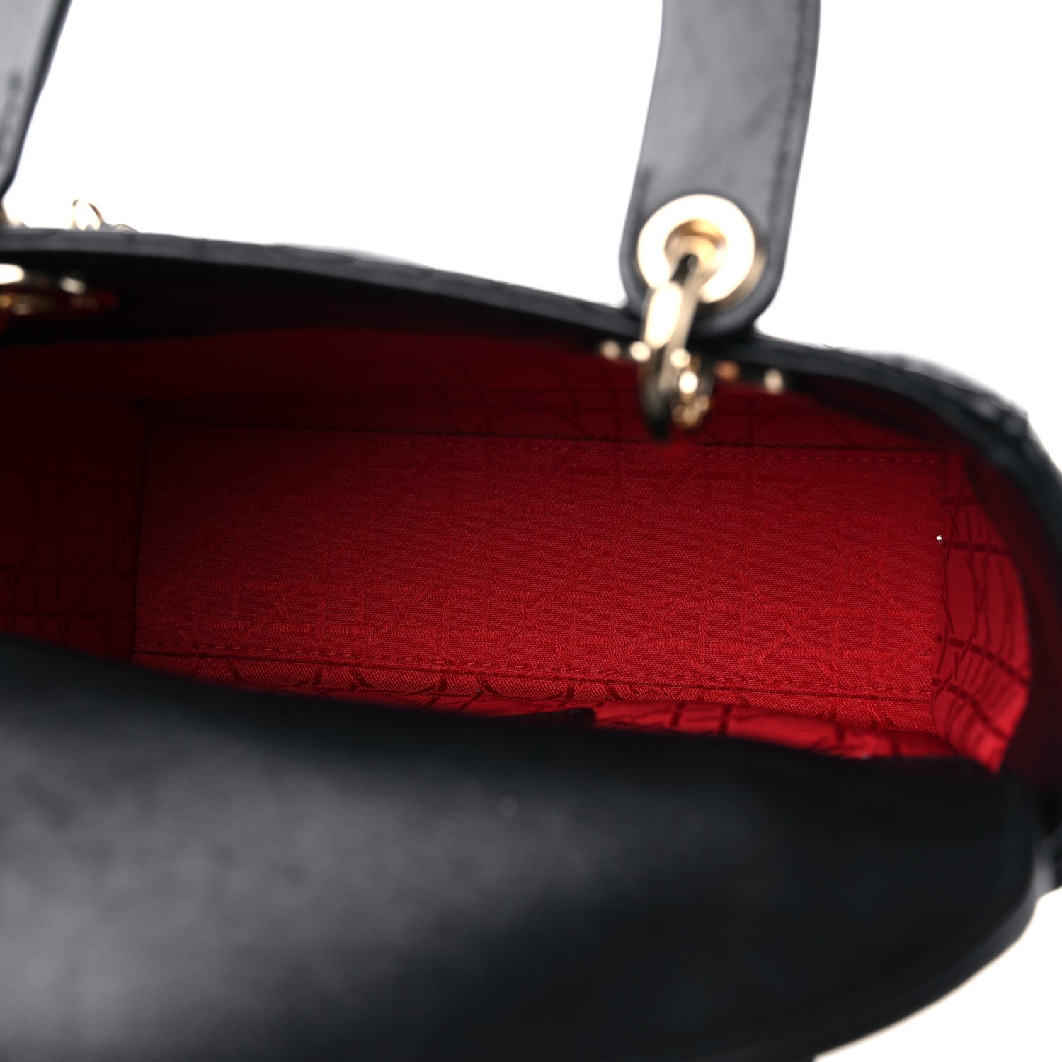 Christian Dior Lambskin Cannage Small My ABCDior Lady Dior Black 5 of 12