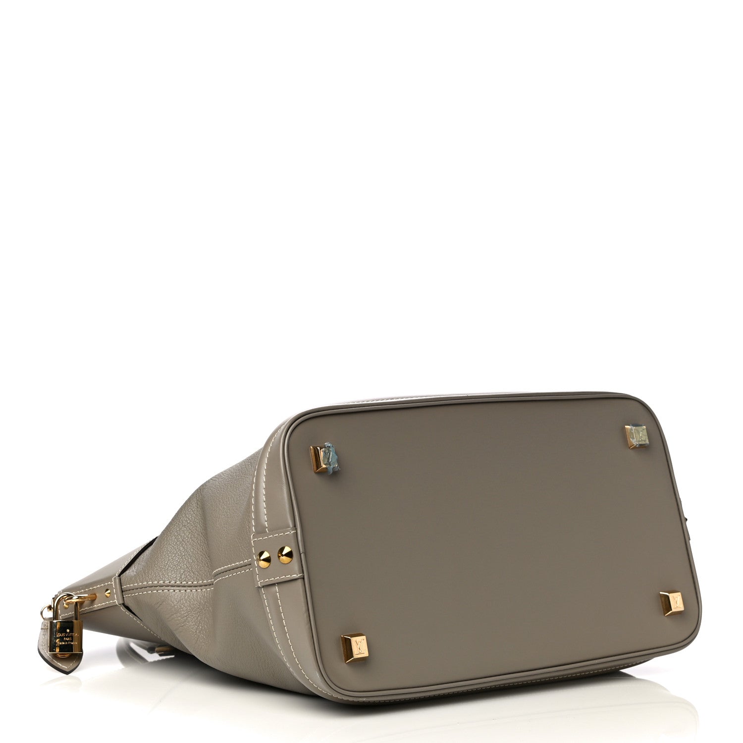 Louis Vuitton Suhali Lockit MM Greige 4 of 16