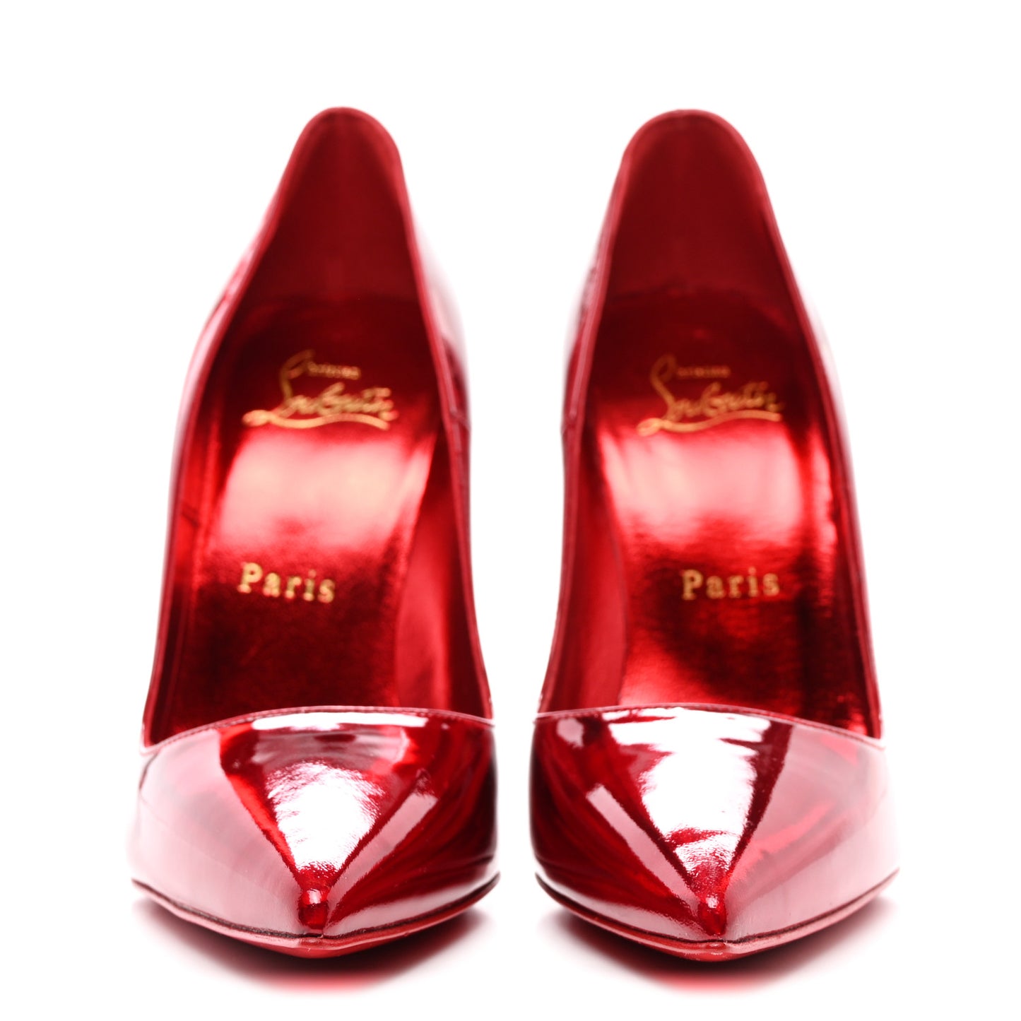 Metallic Patent Psychic So Kate 120 Pumps 35.5 Loubi