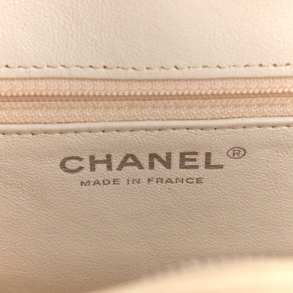Chanel Tweed Resin Small Zipped Shopping Bag White Black 6 of 14