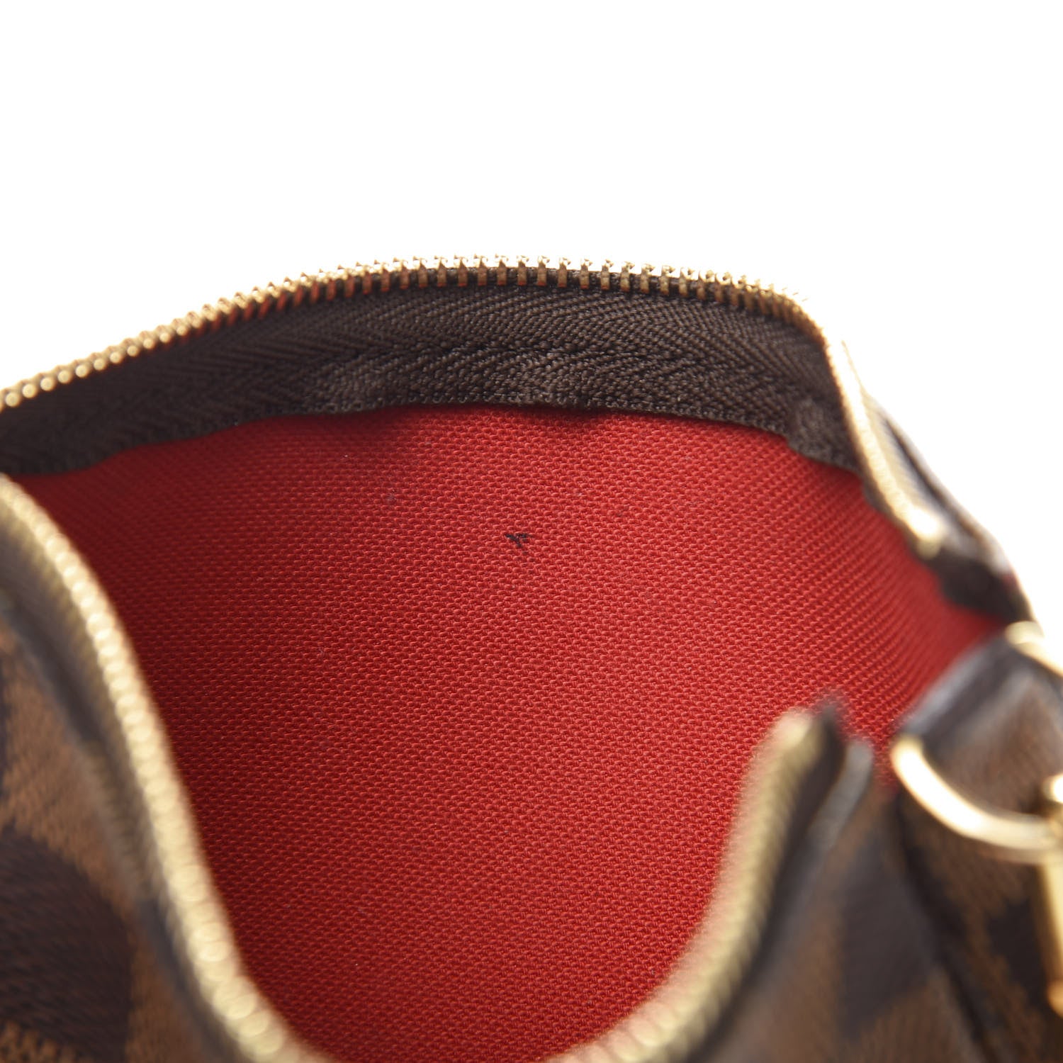 Louis Vuitton Damier Ebene Mini Pochette Accessories 7 of 9