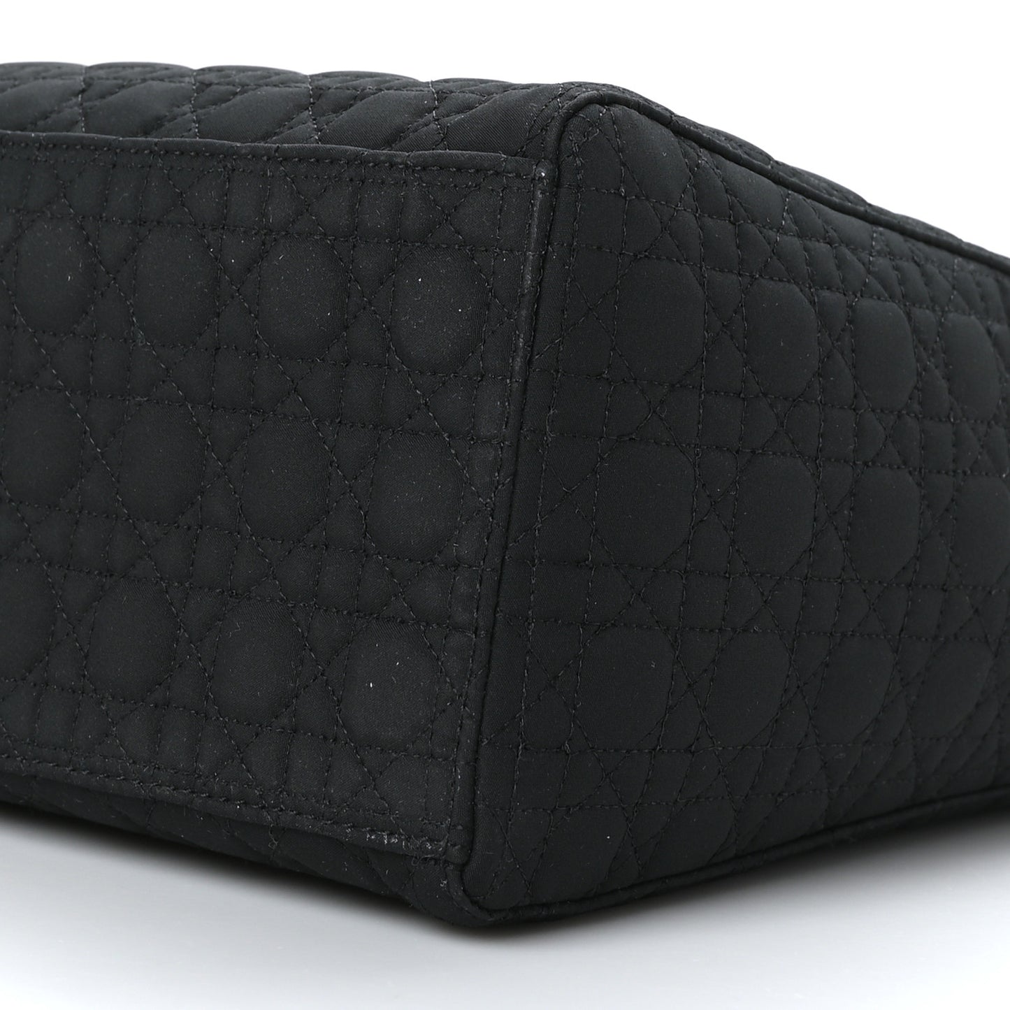 Nylon Cannage Large Lady Dior Black