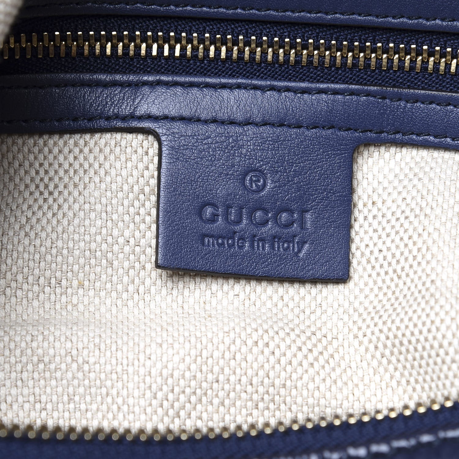 Gucci Patent Medium Soho Chain Hobo Uniform Blue 5 of 11