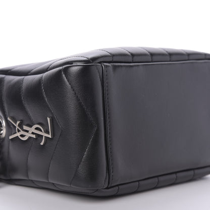 Saint Laurent Calfskin Y Quilted Monogram Small Loulou Bowling Bag Black 6 of 9