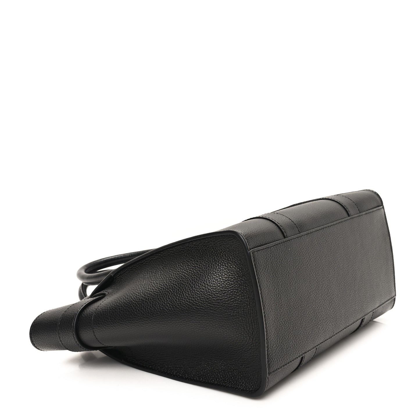 Classic Grain Small Bayswater Zip Tote Black