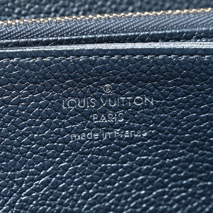 Louis Vuitton Metallic Empreinte Monogram Zippy Wallet Navy Nacre 5 of 6
