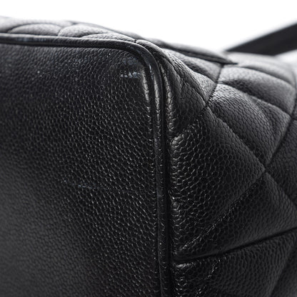 Chanel Caviar Quilted Medallion Tote Black 16 of 17