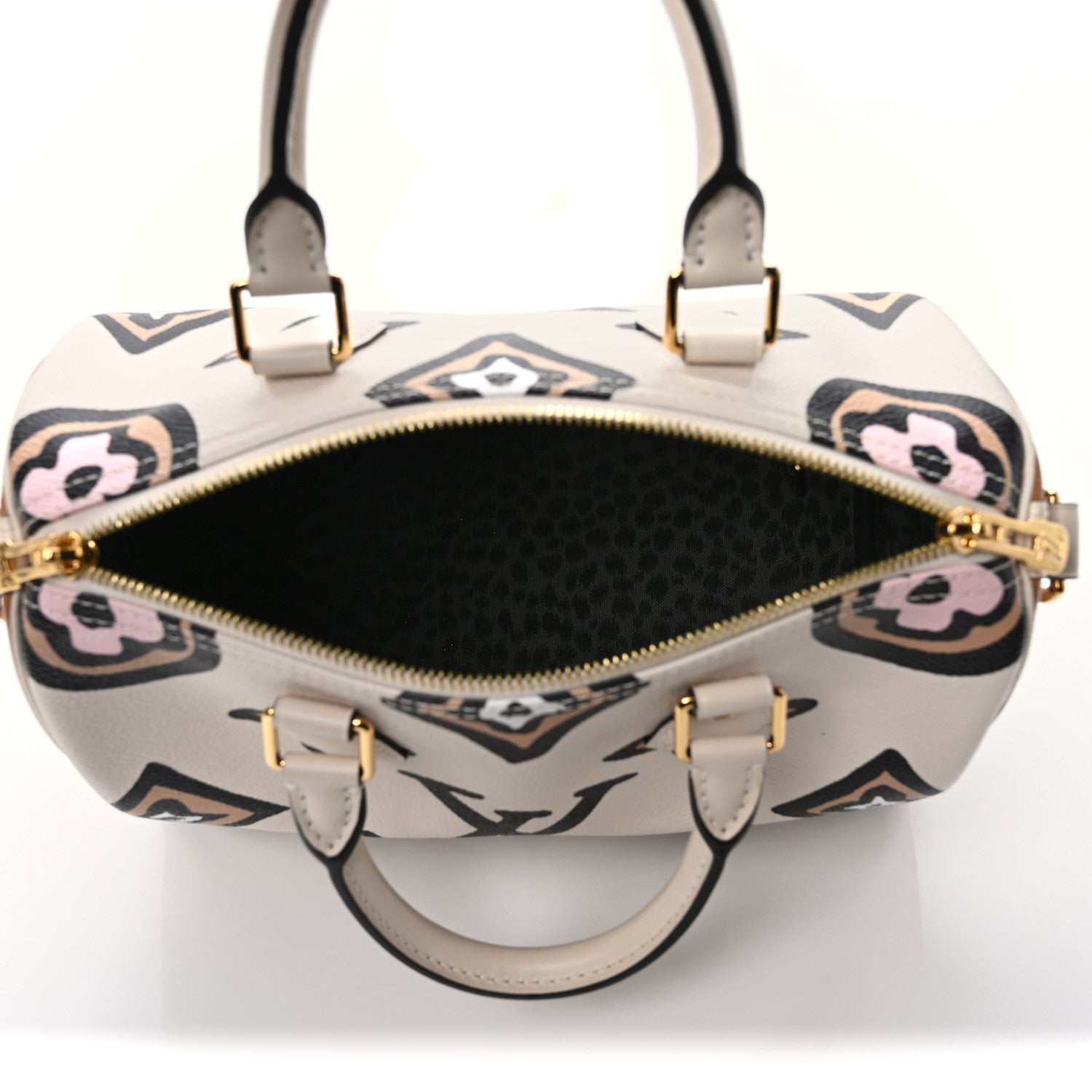Louis Vuitton Monogram Giant Wild At Heart Speedy Bandouliere 25 Creme 5 of 8