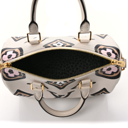 Louis Vuitton Monogram Giant Wild At Heart Speedy Bandouliere 25 Creme 5 of 8