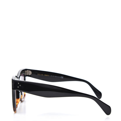 Celine Acetate Cat Eye Sunglasses CL4004IN Havana Black 3 of 7