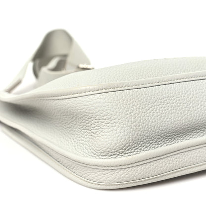 Hermes Taurillon Clemence Evelyne III PM Gris Perle 9 of 10