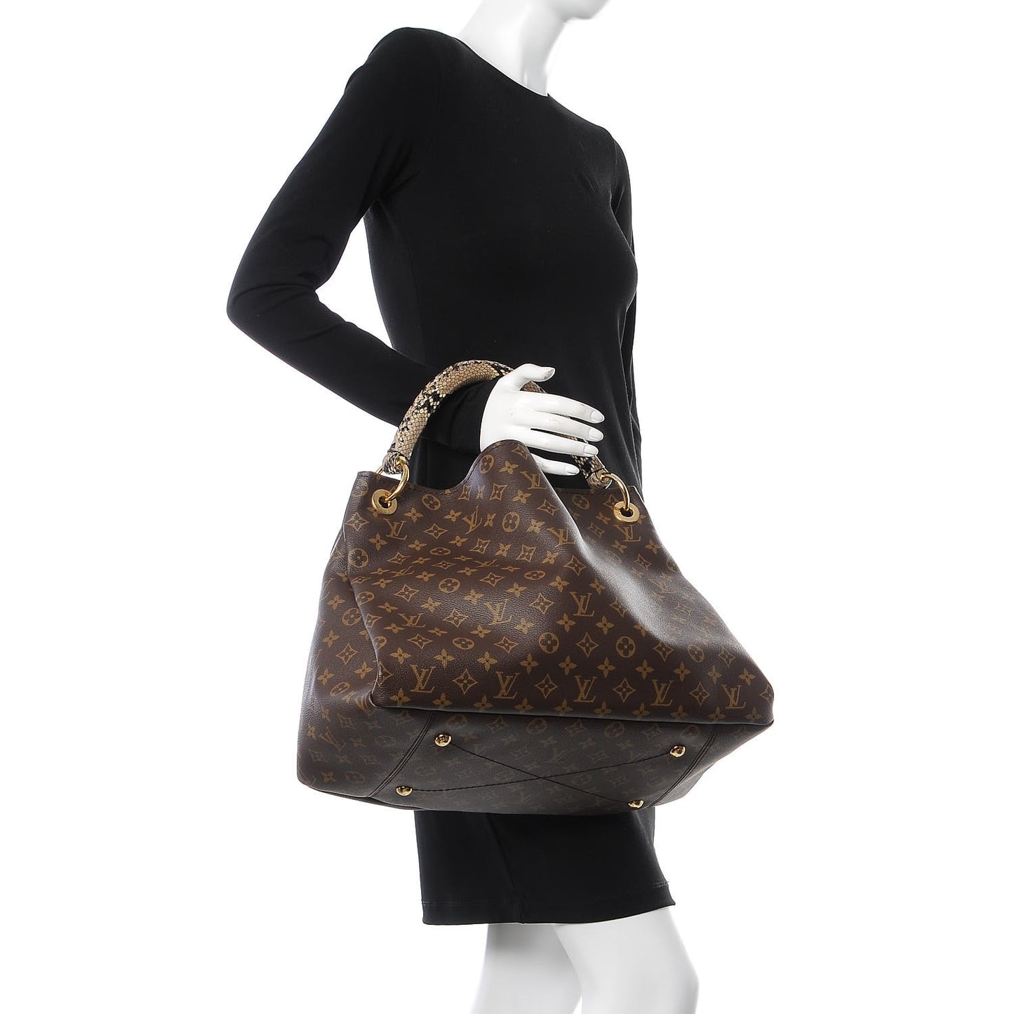 Snakeskin Monogram Artsy MM