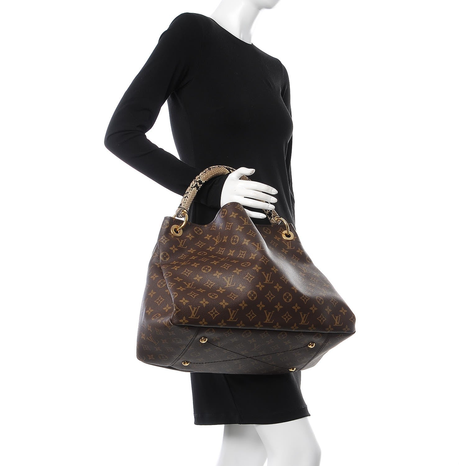 Louis Vuitton Snakeskin Monogram Artsy MM 2 of 7