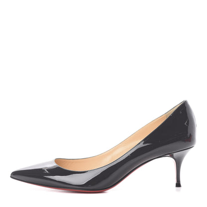 Christian Louboutin Patent Pigalle Follies 55 Pumps 39 Fusain 1 of 7