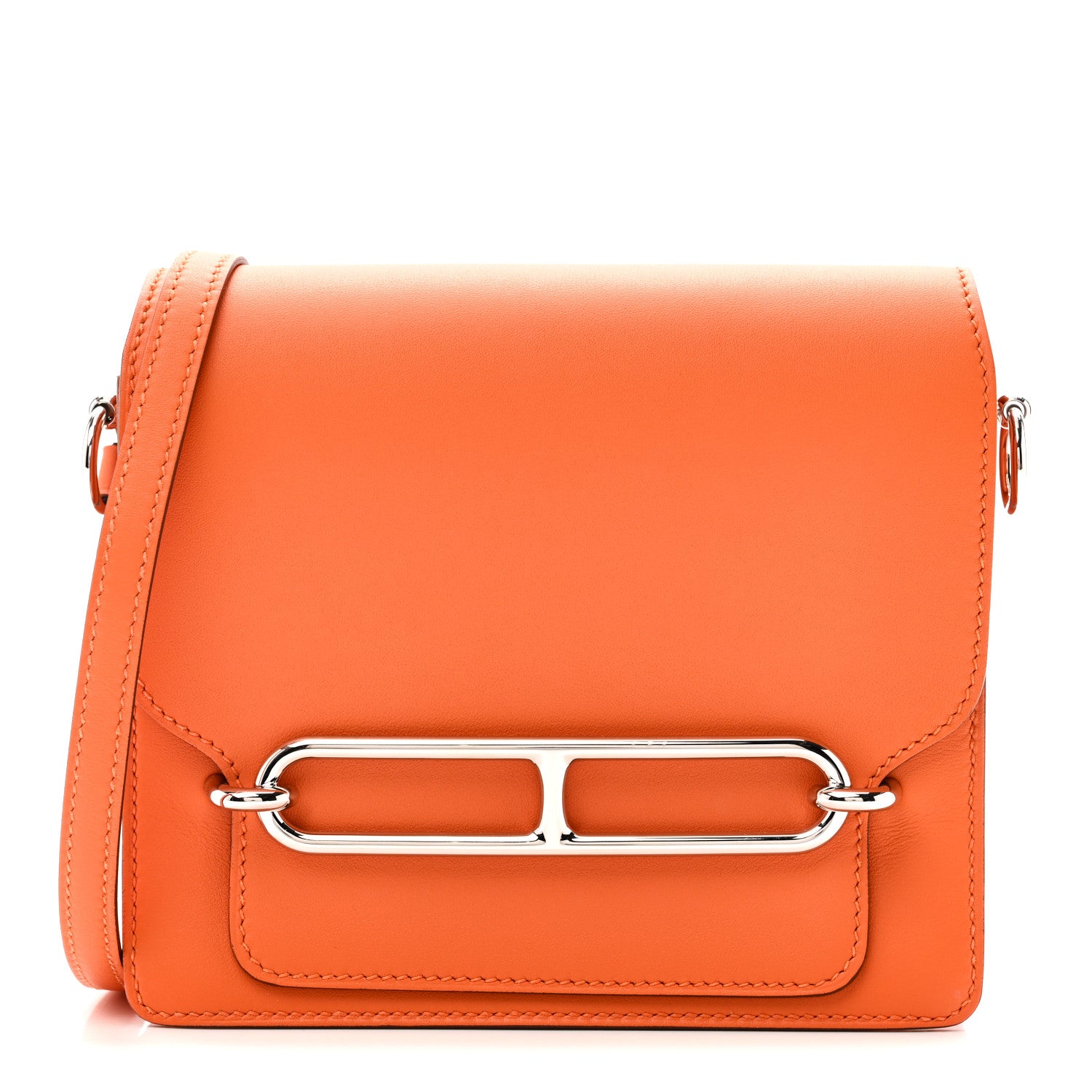 Hermes Swift Mini Sac Roulis Orange 1 of 11