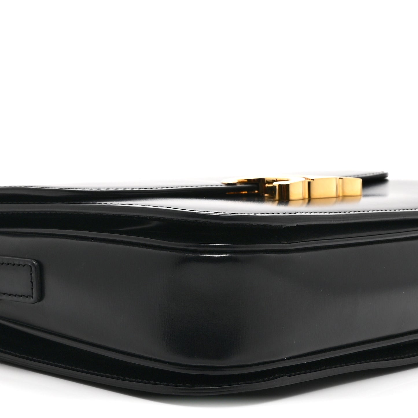 Shiny Calfskin Medium Triomphe Black