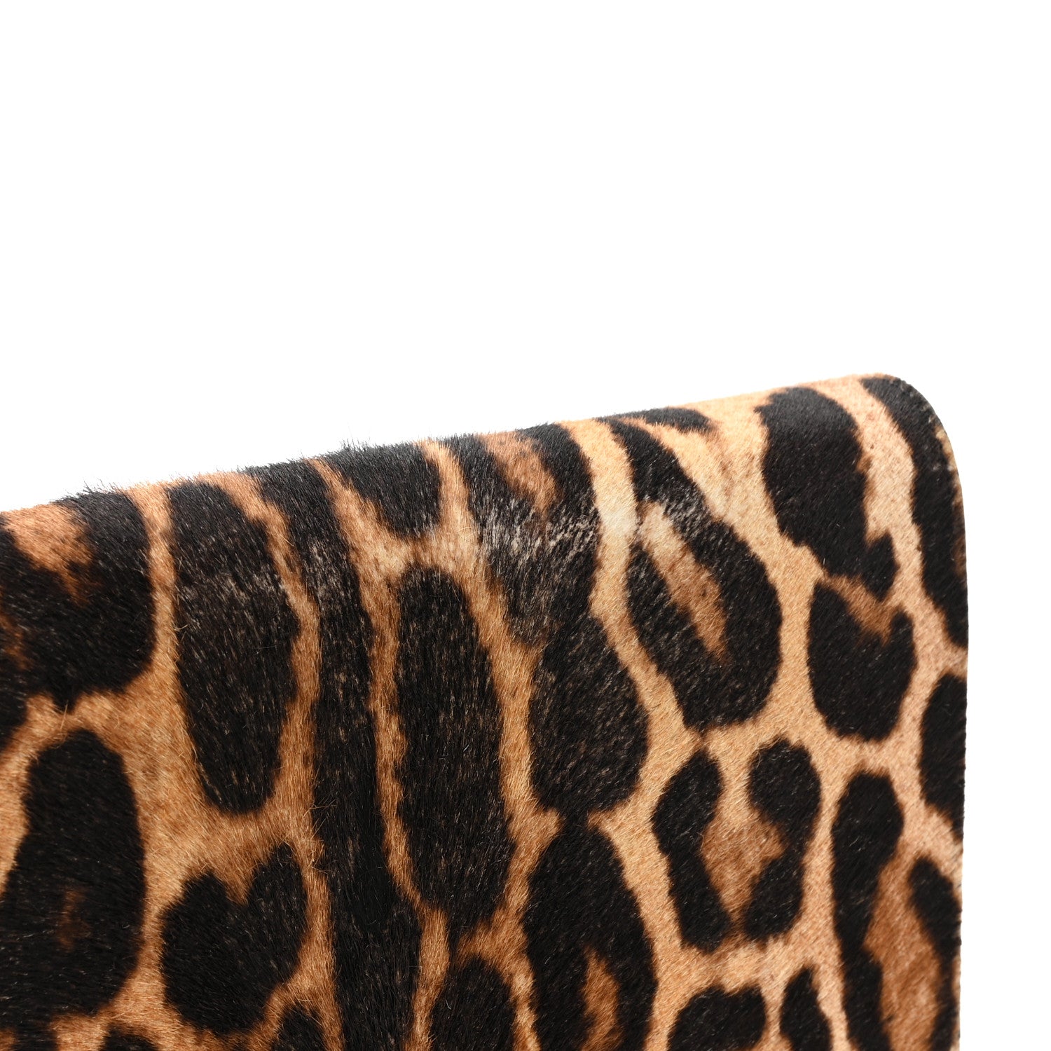 Saint Laurent Calf Hair Monogram Chain Wallet Leopard 14 of 16