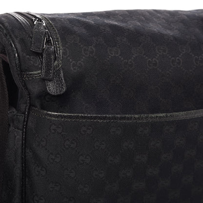Gucci Monogram Large Diaper Bag Black 17 of 22