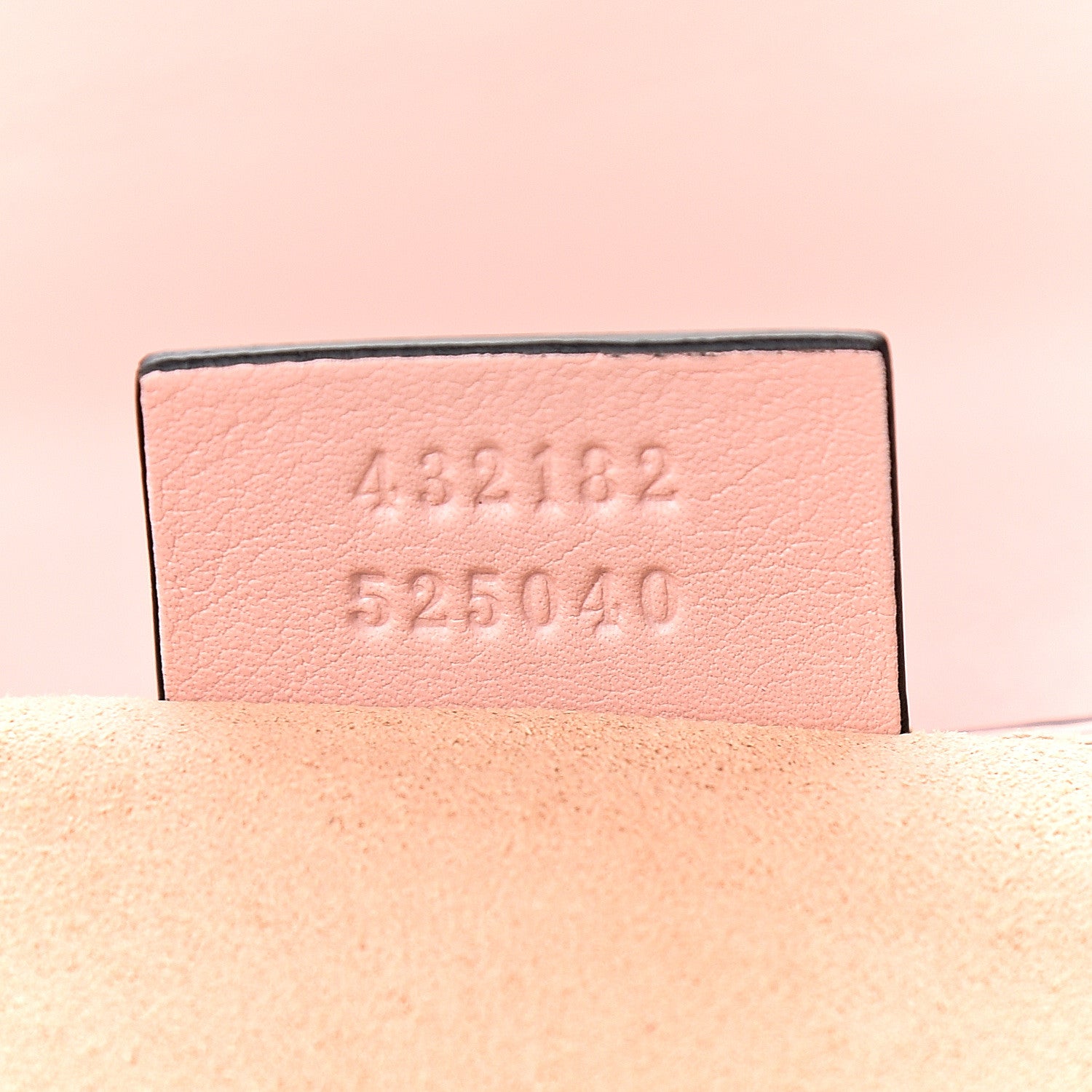 Gucci GG Supreme Monogram Calfskin Studded Small Padlock Shoulder Bag Beige Perfect Pink 6 of 10
