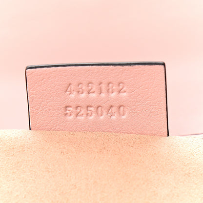 Gucci GG Supreme Monogram Calfskin Studded Small Padlock Shoulder Bag Beige Perfect Pink 6 of 10
