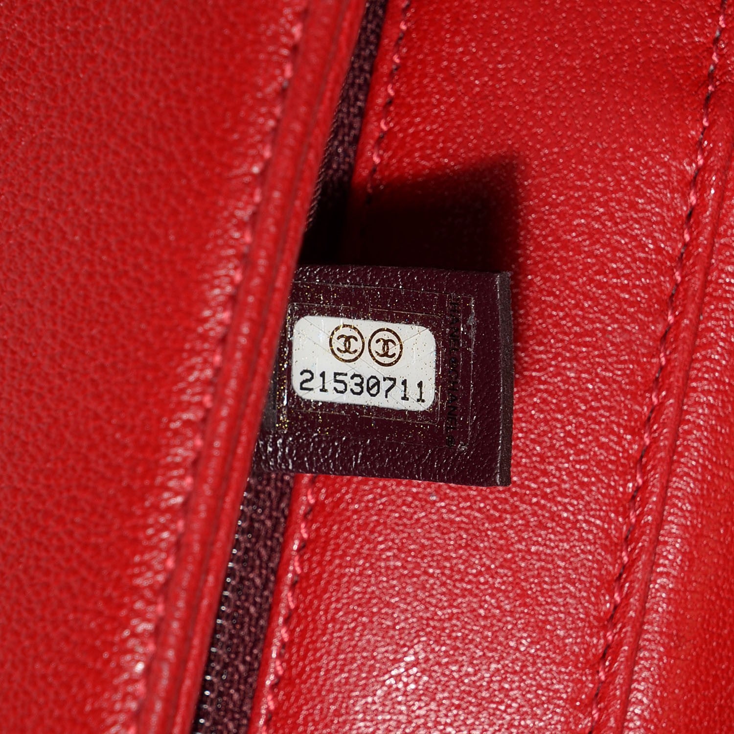Chanel Iridescent Sheepskin Quilted Vintage Mademoiselle Flap Red 9 of 9