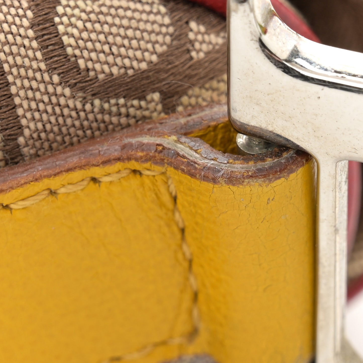 Monogram Rasta Saddle Bag Beige