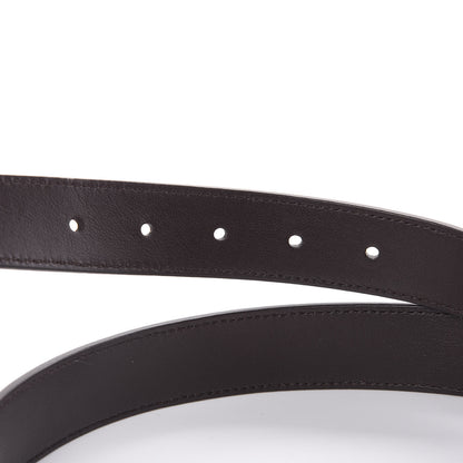 Gucci Moon Calfskin Double G 30mm Belt 90 36 Dark Cocoa 4 of 7