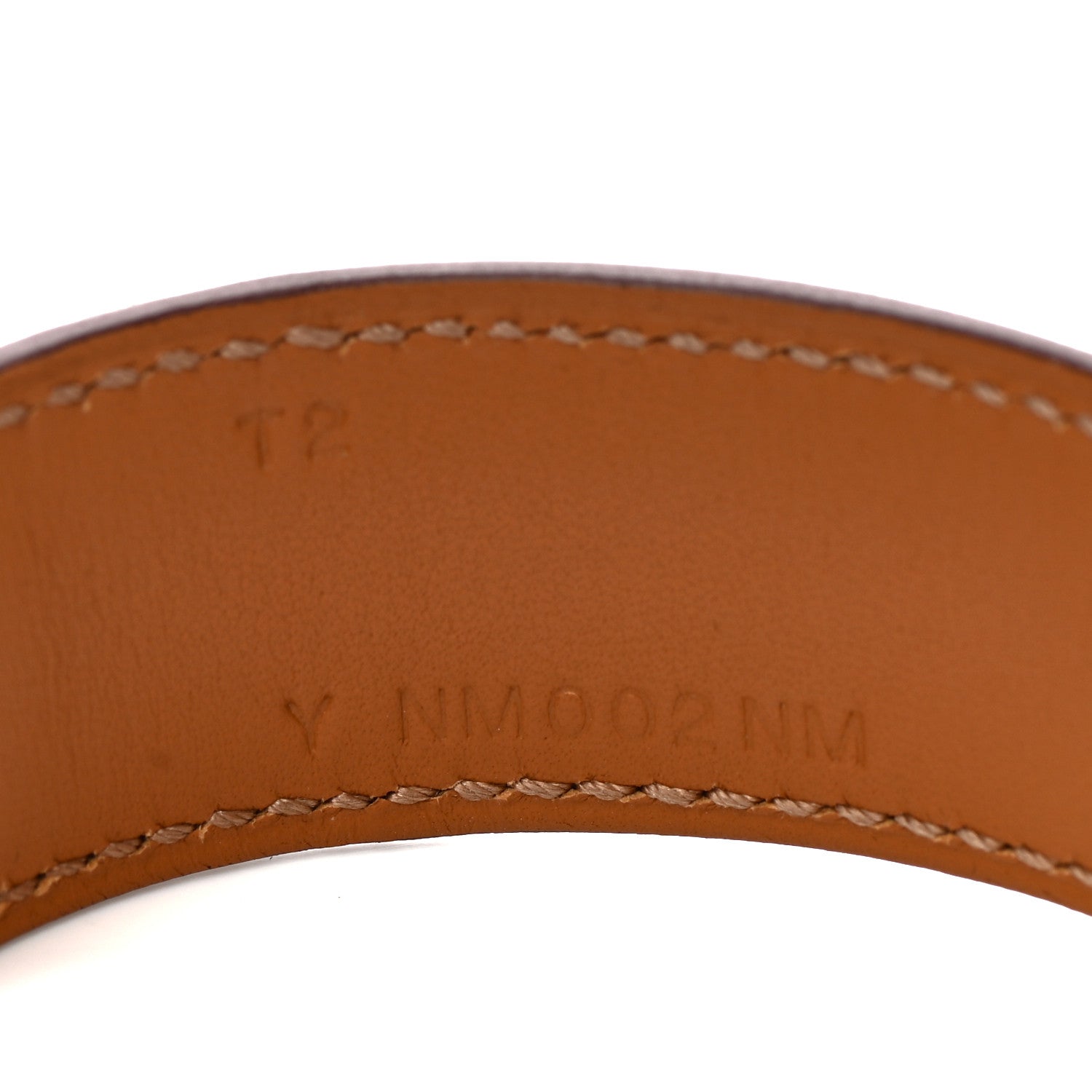 Hermes Madame Calfskin Collier de Chien 24 Bracelet T2 Gold 5 of 7
