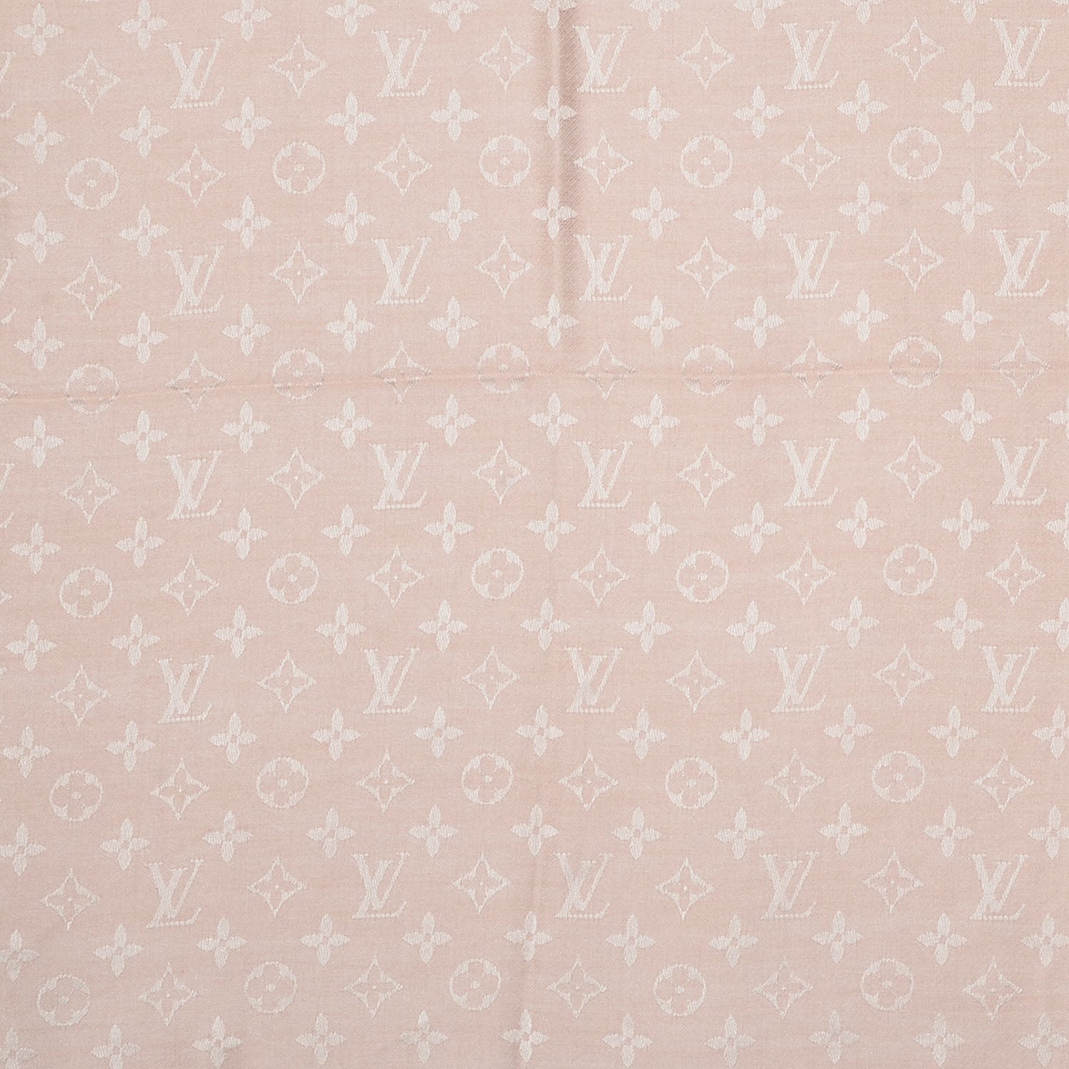 Louis Vuitton Monogram Denim Shawl Rose 1 of 5