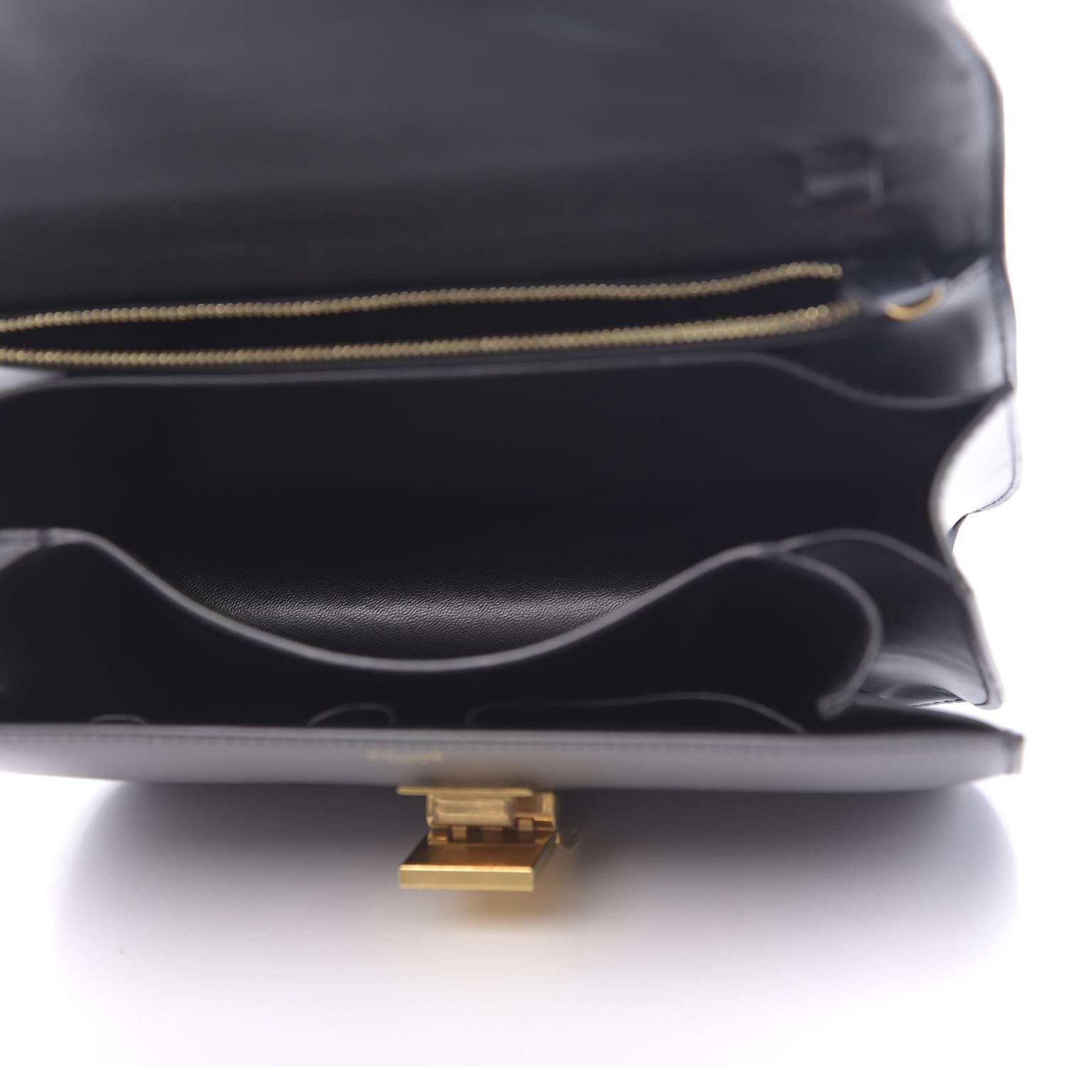 Celine Box Calfskin Medium Classic Box Flap Bag Black 5 of 11