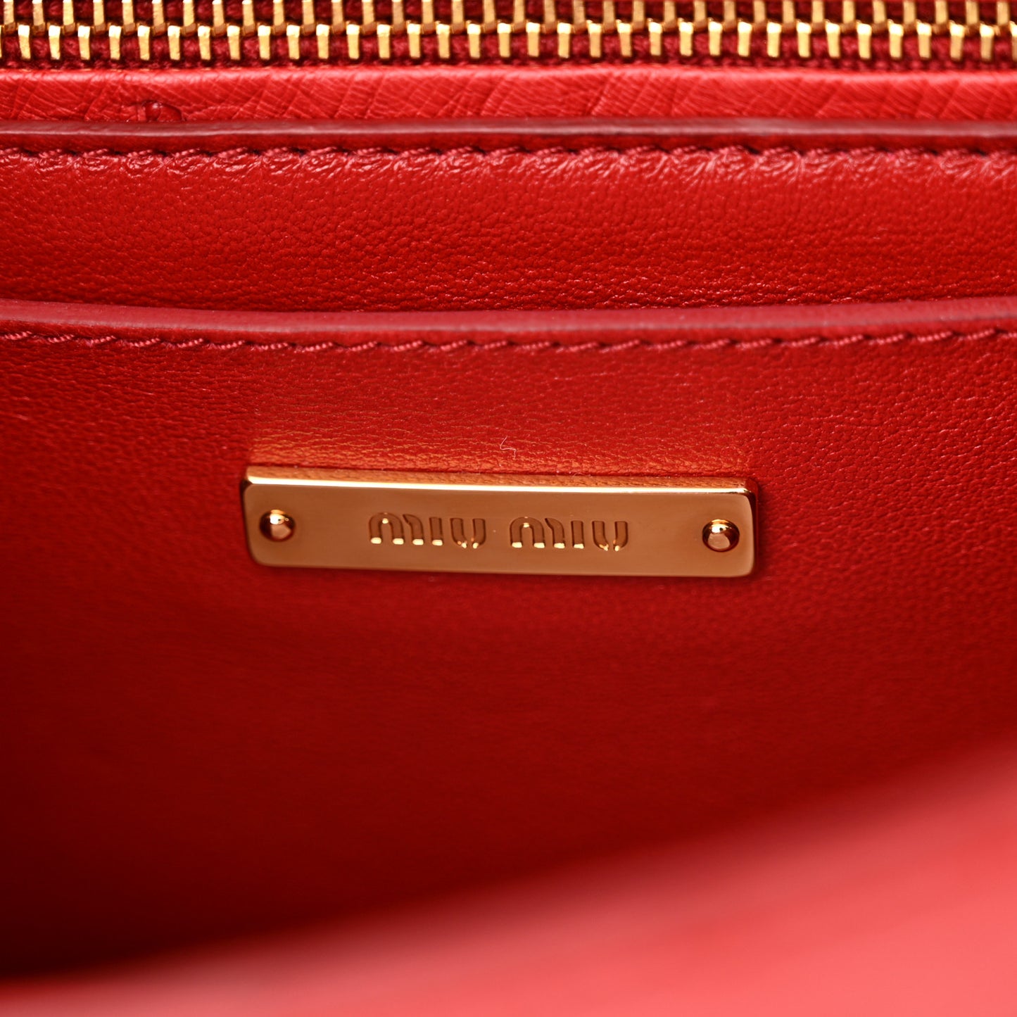 Ostrich Madras Soft Calf Crystal Embellished Shoulder Bag Fuoco