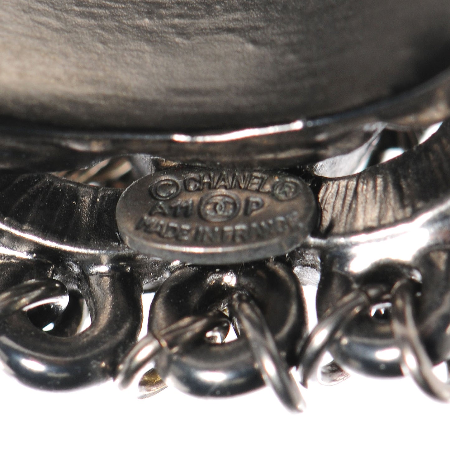 CC Chain Ring Dark Silver 6.5