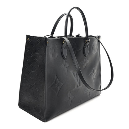 Louis Vuitton Empreinte Monogram Giant Onthego GM Black 3 of 10
