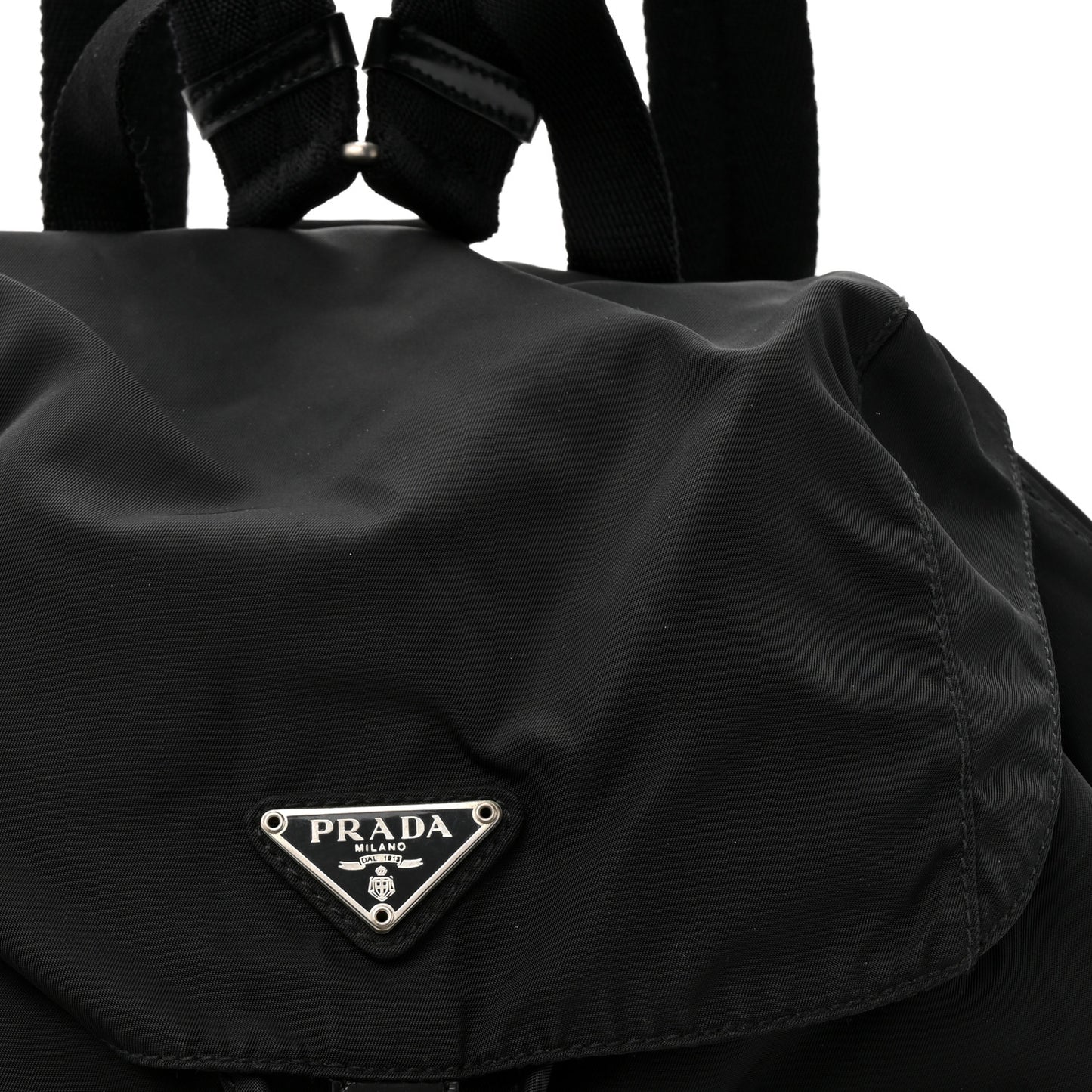 Tessuto Nylon Vela Small Backpack Black