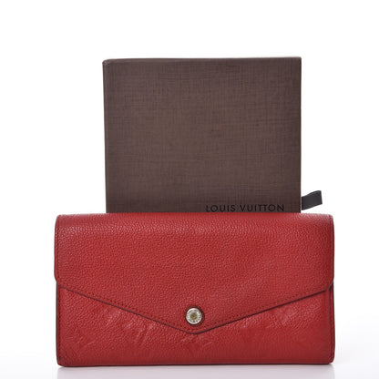 Louis Vuitton Empreinte Sarah Wallet NM Cherry 12 of 12