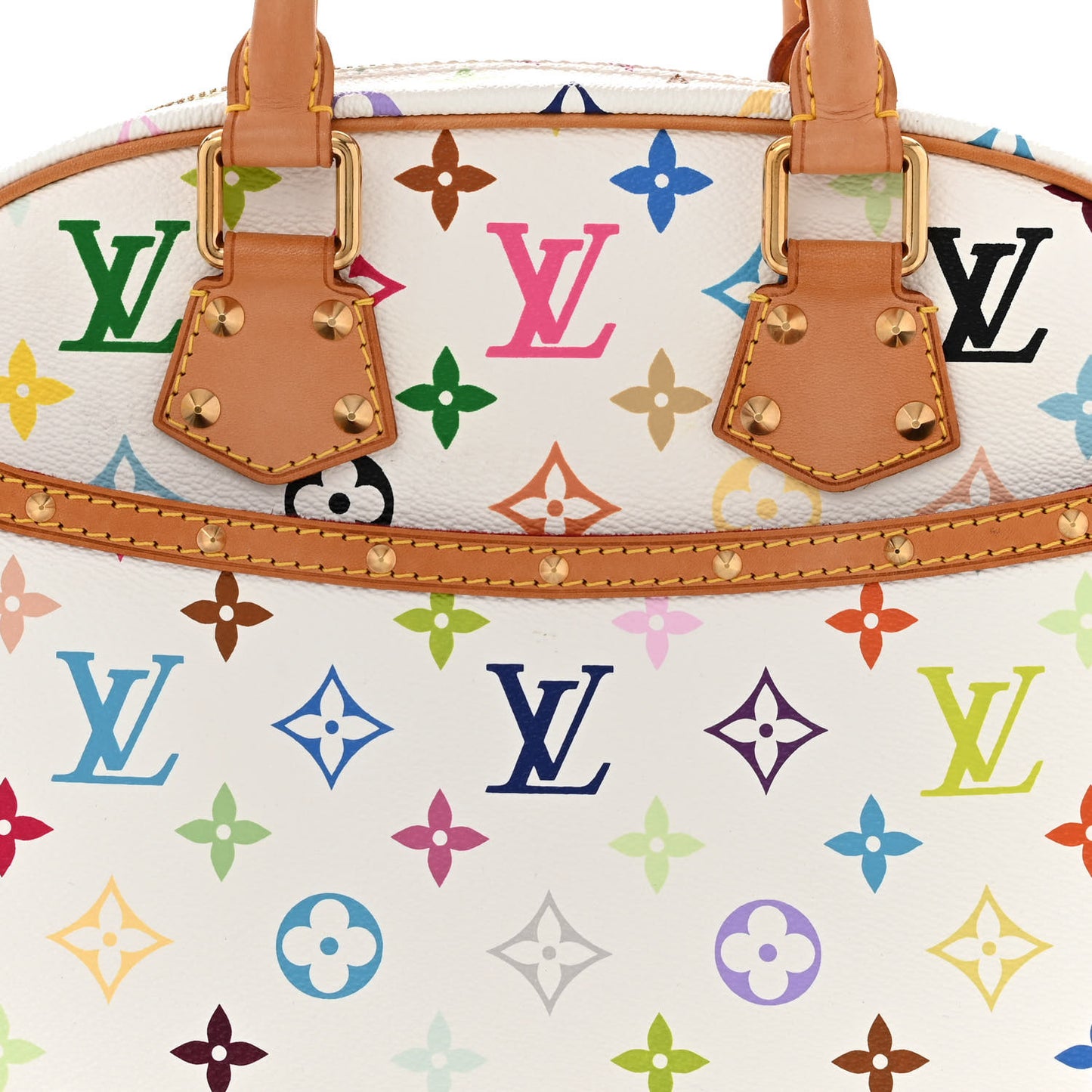 Monogram Multicolor Trouville White