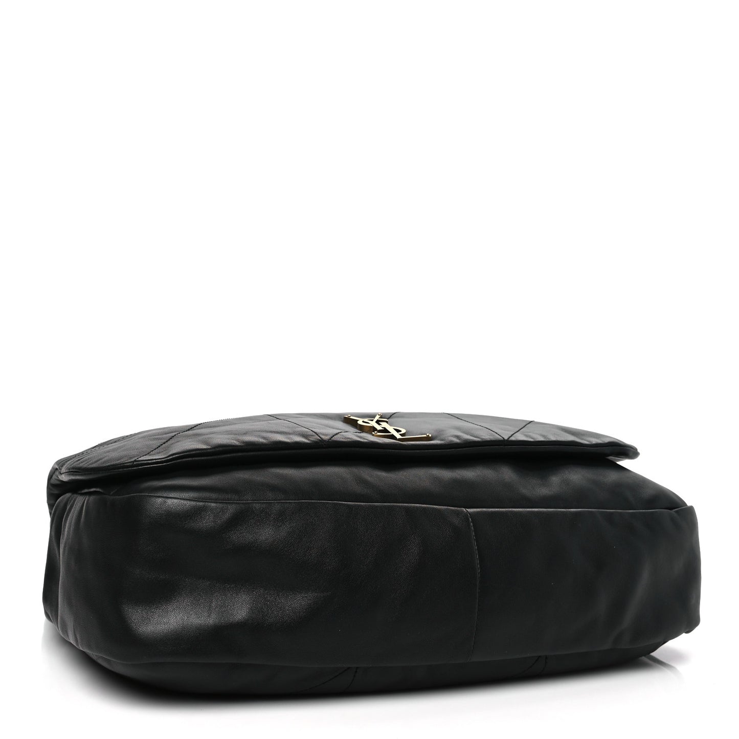 Lambskin Matelasse Monogram Large Jamie 4.3 Black