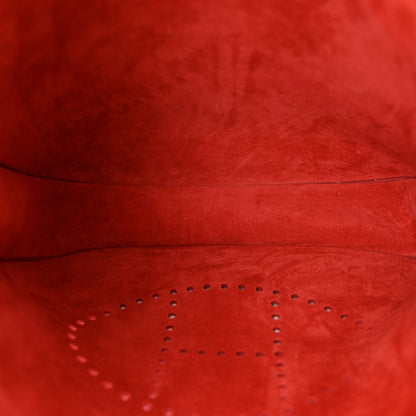 Hermes Taurillon Clemence EVELYNE III PM Rouge de Coeur 5 of 10