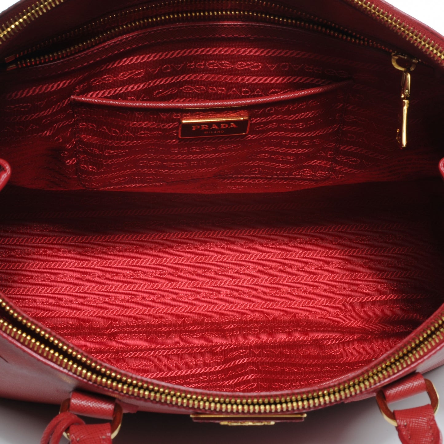 Saffiano Lux Tote Fuoco