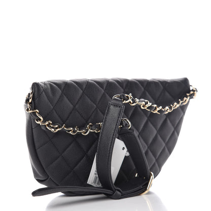 Chanel Caviar Quilted Business Affinity Waist Belt Bag Black 4 of 9