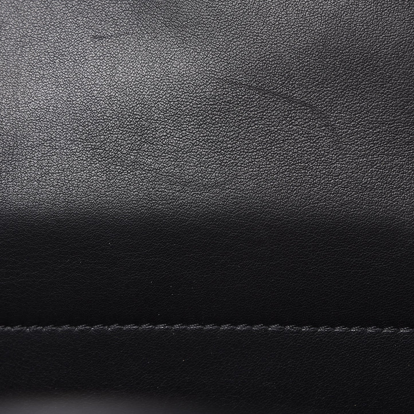 Calfskin Quilted Large Easy Shopping Tote Black