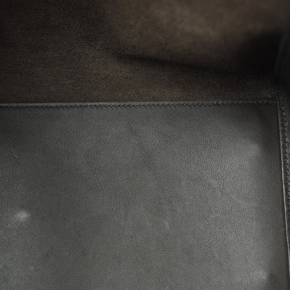 Saint Laurent Smooth Calfskin Crocodile Embossed Small Monogram Downtown Cabas Earth 9 of 9
