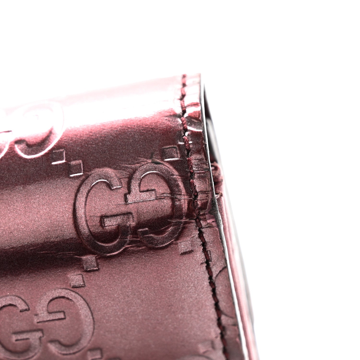 Gucci Shine Guccissima Lovely Heart Continental Wallet Scarlatto 17 of 17