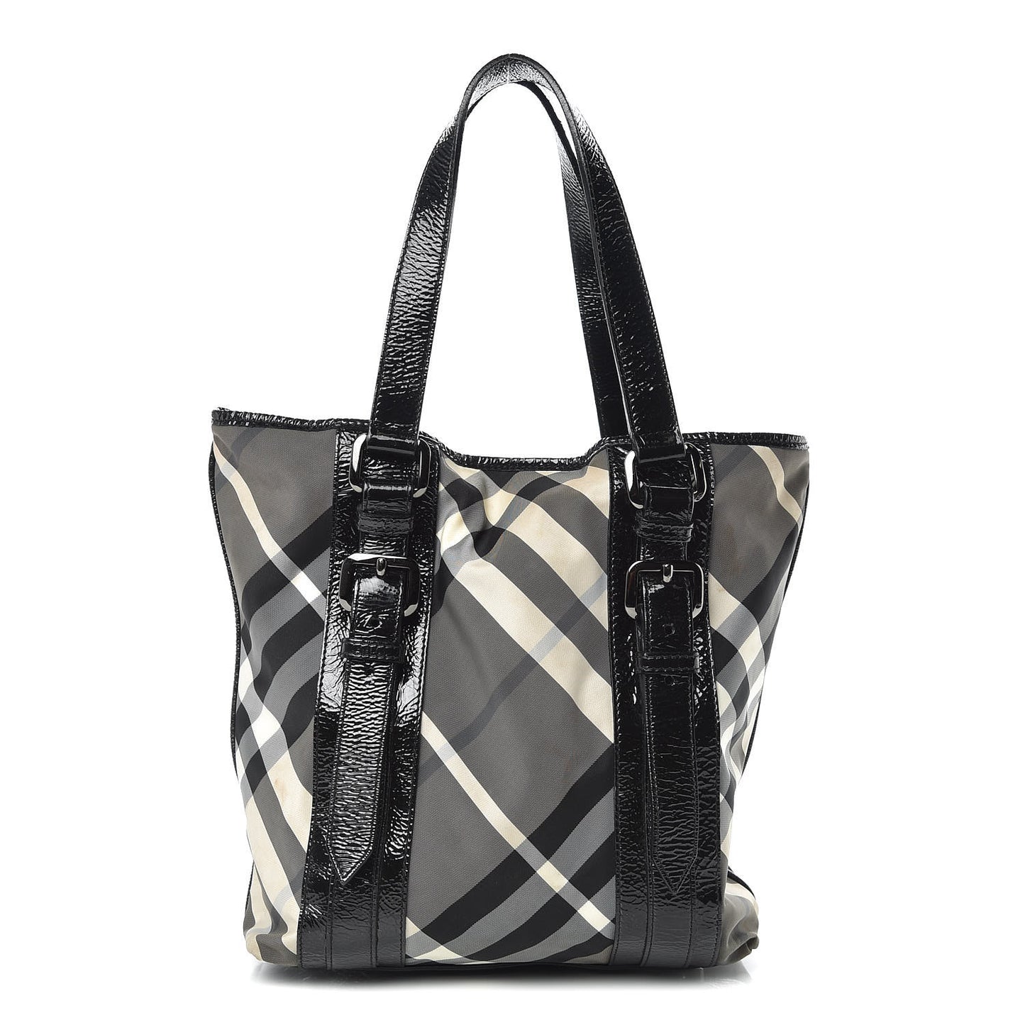 Nylon Beat Check Victoria Tote Black