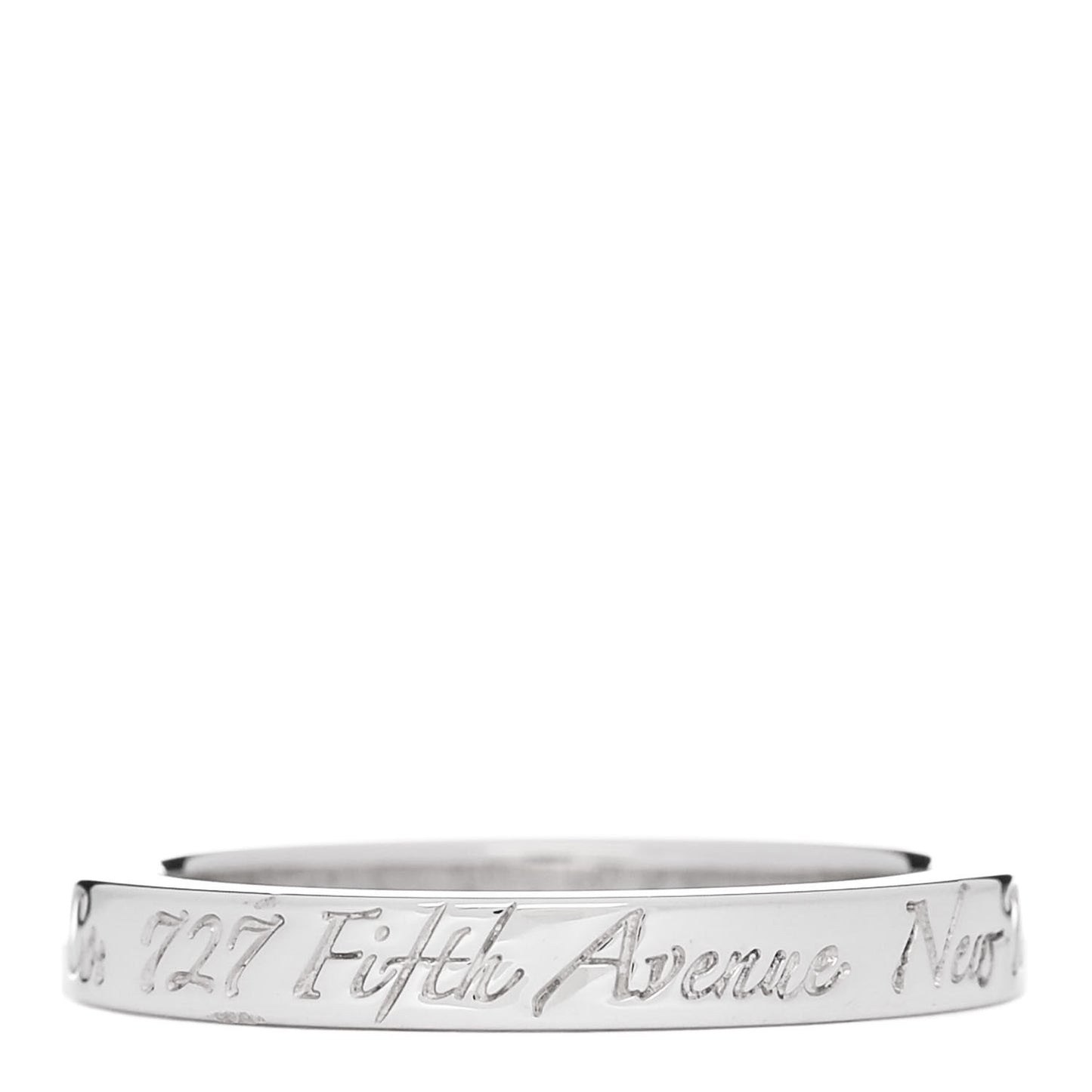 Sterling Silver Narrow Notes Ring 53 6.25