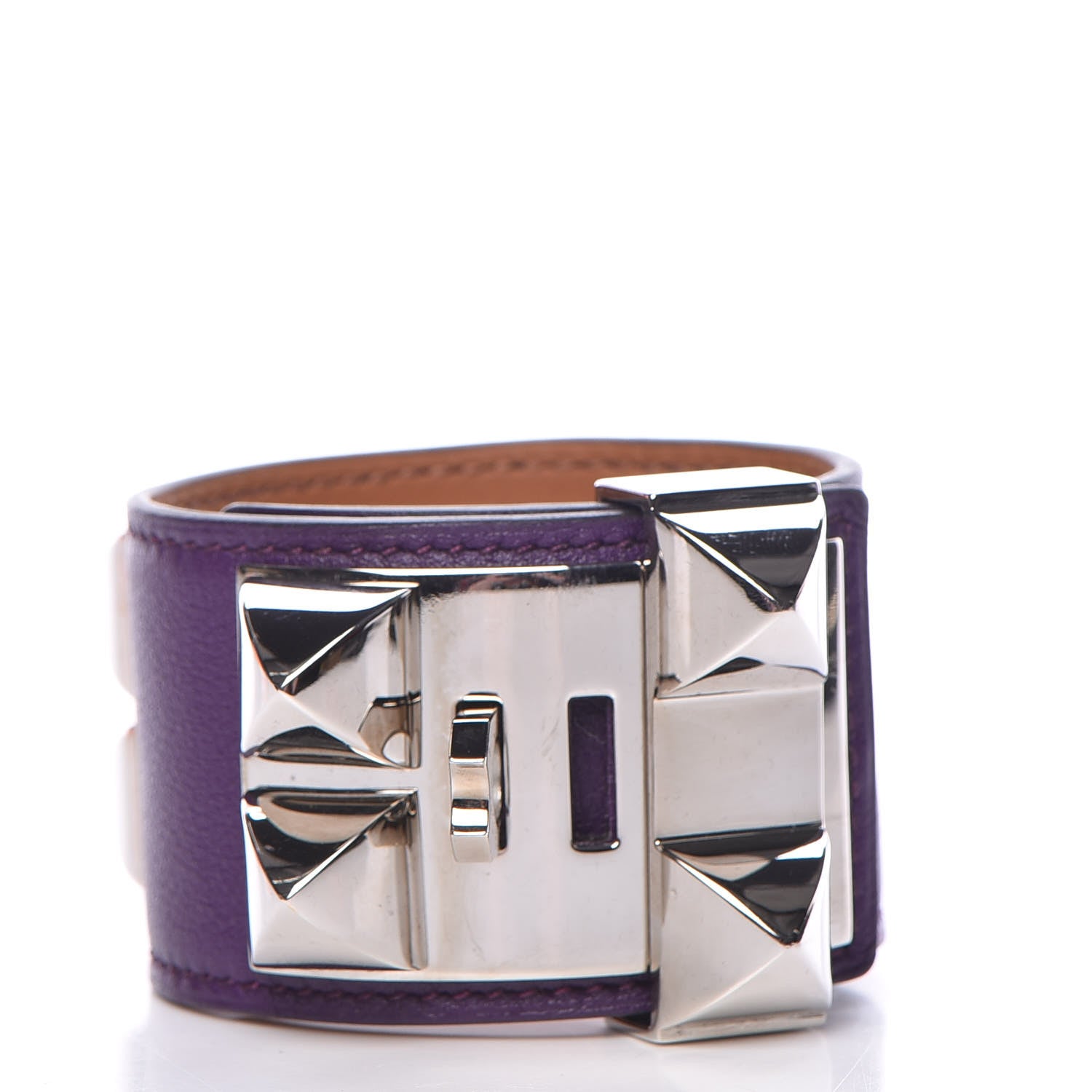 Hermes Swift Collier De Chien CDC Bracelet S Ultraviolet 3 of 6