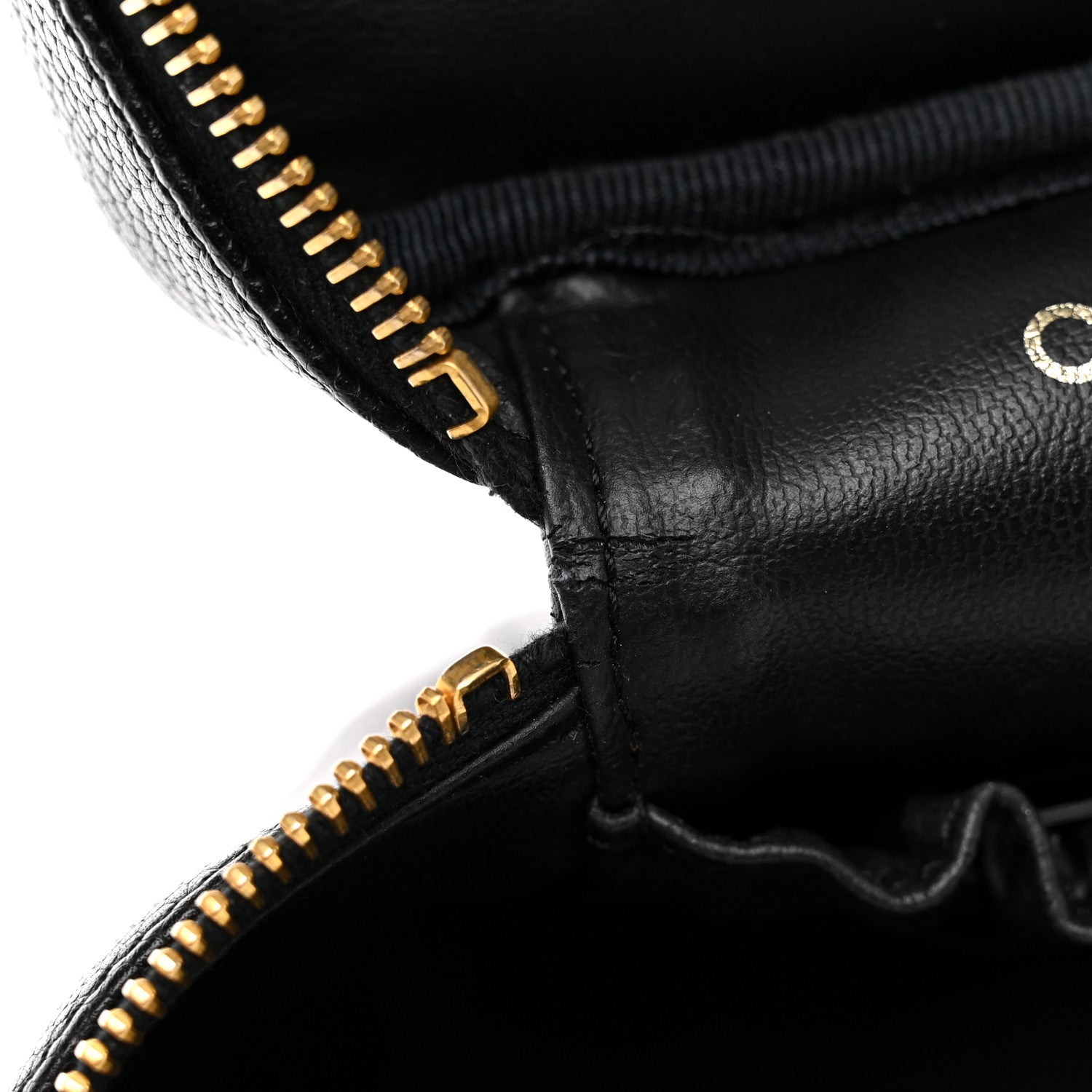 Chanel Caviar Vanity Cosmetic Case Black 8 of 9