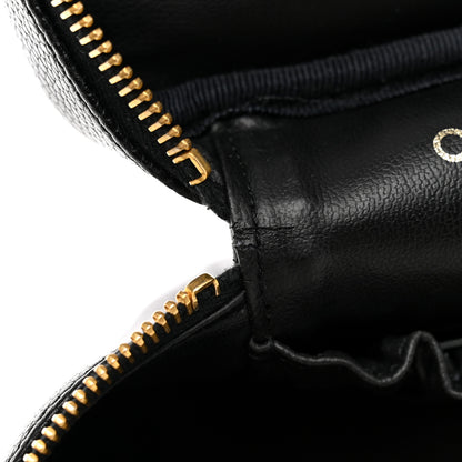 Chanel Caviar Vanity Cosmetic Case Black 8 of 9