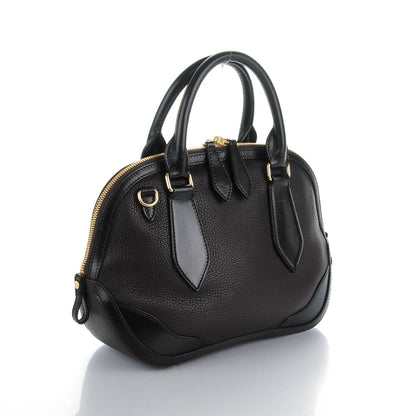 Burberry Grainy Calfskin Small Orchard Bowling Bag Chocolate 3 of 8