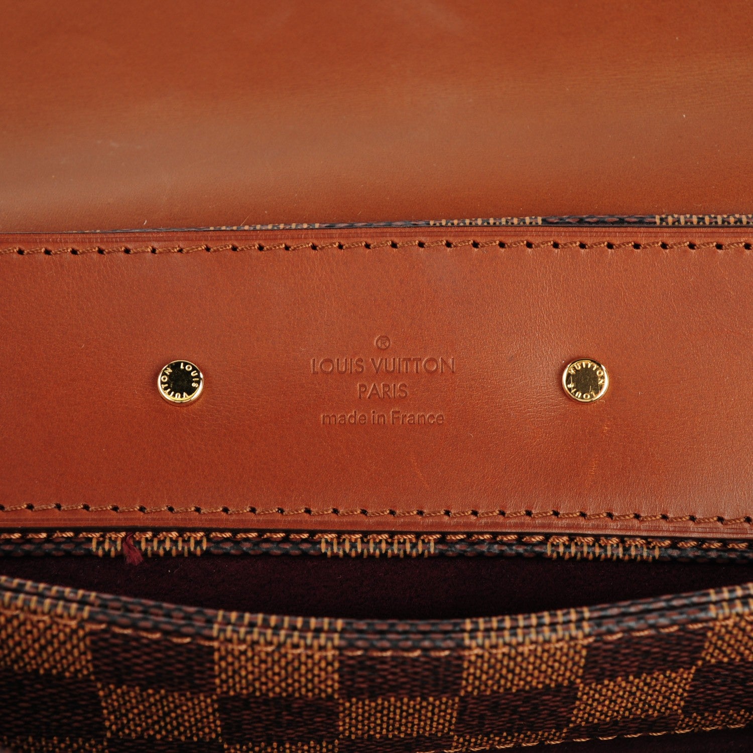 Louis Vuitton Damier Ebene Pochette Ascot 6 of 7